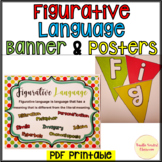 Figurative Language Banner Bulletin Board Posters