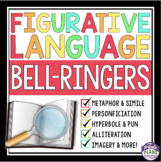 Figurative Language Bell Ringers for ELA - Literary Device