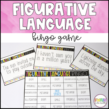 Preview of Figurative Language Bingo