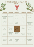 Figurative Language Bingo- Christmas Theme