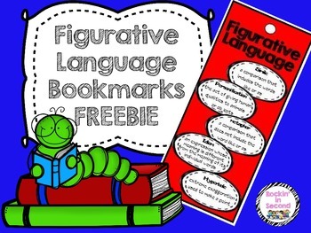Preview of Figurative Language Bookmark FREEBIE