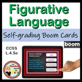 Figurative Language Boom Cards Digital Vocabulary Activity