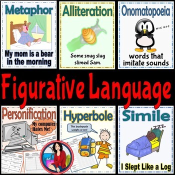 Preview of Figurative Language Activity Bundle