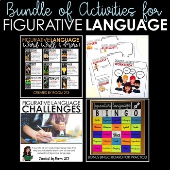 Preview of Figurative Language Bundle of Activities