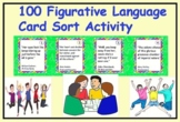 Figurative Language Card Sort Activity 100 Examples Metaph