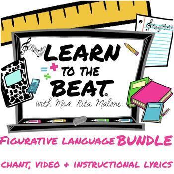 Preview of Figurative Language Chant Lyrics & Video Bundle by L2TB with Rita Malone