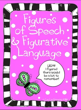 Preview of Figures of Speech and Figurative Language Classroom Poster Set AND Student Set