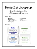 Figurative Language Classroom Posters (English and Spanish)