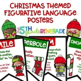 Figurative Language Color Banners Christmas Theme