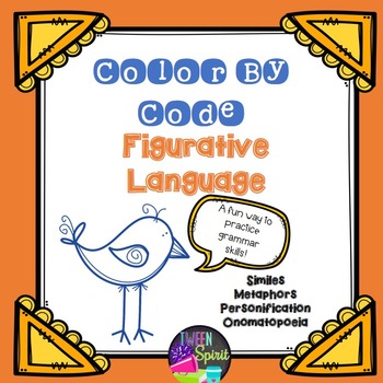 Figurative Language Grammar Practice - Color By Code!