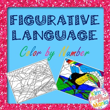 Preview of Figurative Language Color by Number