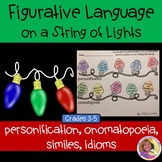 Figurative Language: Core-Aligned String of Lights Craftivity