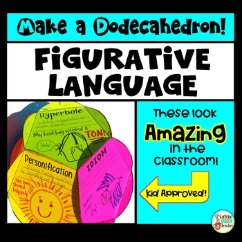 Preview of Figurative Language Craft Activity for Language Arts and Class Decorating