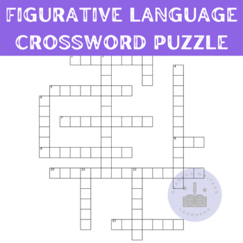 Figurative Language Crossword Puzzle by Readers Writers Learners