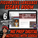 Figurative Language DIGITAL Escape Room: Using Google Suite