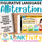 Figurative Language Digital Activity- ALLITERATION LINKtiv