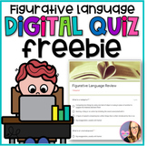 Figurative Language Digital Quiz - Distance Learning