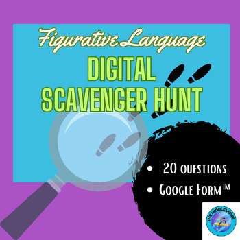 Preview of Figurative Language Digital Scavenger Hunt
