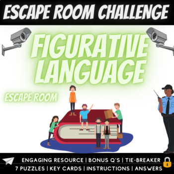 Preview of Figurative Language English Escape Room