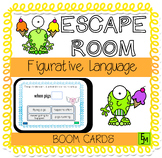 Figurative Language Escape Room Boom Cards