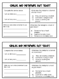 Figurative Language Exit Tickets