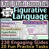 Figurative Language FULL UNIT: 238 Engaging Slides + 20 Fu