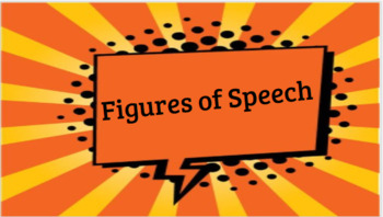 Preview of Figurative Language/Figures of Speech