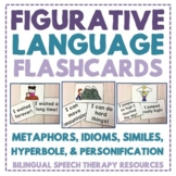 Figurative Language Worksheets - Task Cards: Metaphors, Si