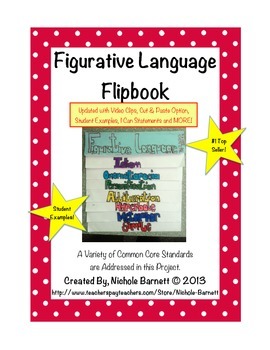 Preview of Figurative Language Flipbook Project