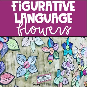 Preview of Figurative Language Flower Craftivity