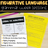 Figurative Language | Full Week Lesson Plans for Third Grade