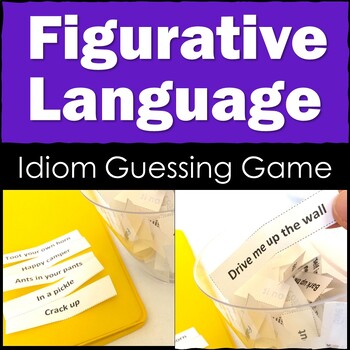Preview of Idioms Activity - Figurative Language Game
