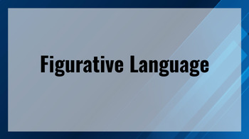 Preview of Figurative Language Google Slides