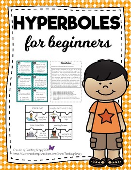 Figurative Language Hyperbole for Beginners by Teaching Simply | TpT