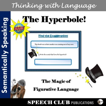 Preview of Figurative Language Hyperboles - A Play On Words