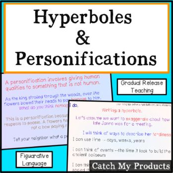 Preview of Hyperboles and Personifications for Promethean Board