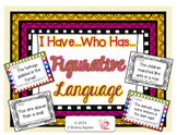 Figurative Language: I Have Who Has Task Cards