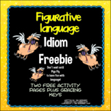 Figurative Language Idiom Freebie