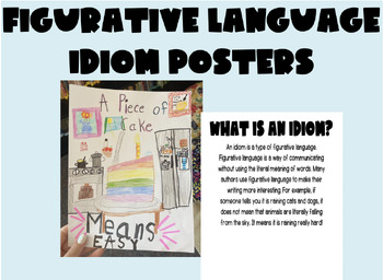 Preview of Figurative Language - Idiom Posters