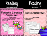 Figurative Language & Idioms Assessment Bundle
