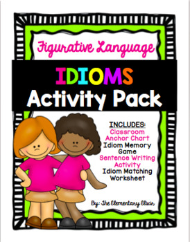 Five FREE Idioms Activities  Classroom anchor charts, English writing  skills, Idioms activities
