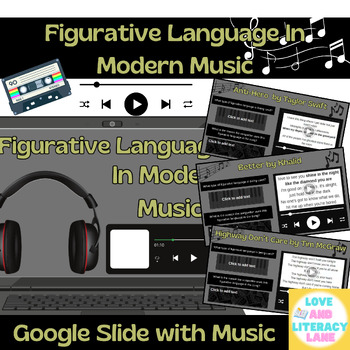 Preview of Figurative Language In Modern Music