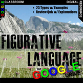 Figurative Language Instructional Slideshow (Digital Dista