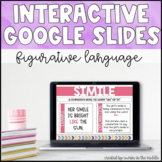 Figurative Language Interactive Google Slides (Distance Learning)