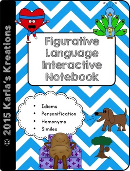 Preview of Figurative Language Interactive Notebook 3rd Grade