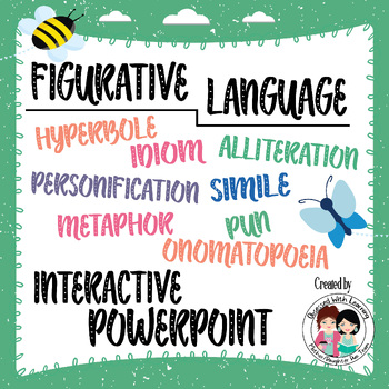 Preview of Figurative Language Activities, Interactive PowerPoint, Learn, Engage!