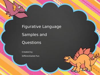 Preview of Figurative Language Interactive Powerpoint