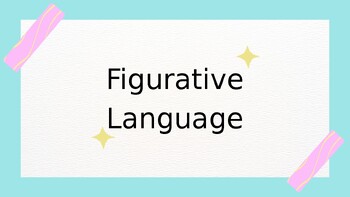 Preview of Figurative Language Lesson