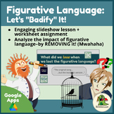 Figurative Language - Let's "Badify" It! (Slideshow + Worksheet)