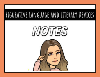 Preview of Figurative Language & Literary Devices (NOTES)